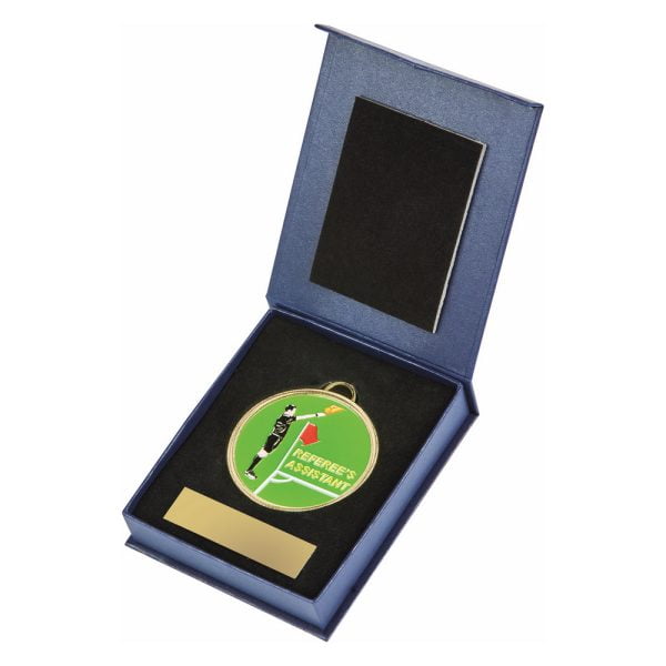 60mm Enamel Ass' Referee Medal in Case