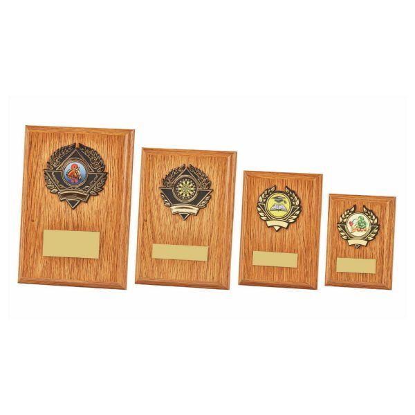 Light Oak Wood Plaque Award