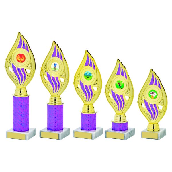 Gold/Purple Holder Purple Tube Award