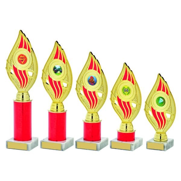 Gold/Red Holder Red Tube Award
