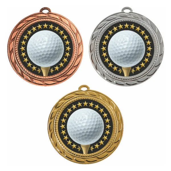 70mm Medal - Golf